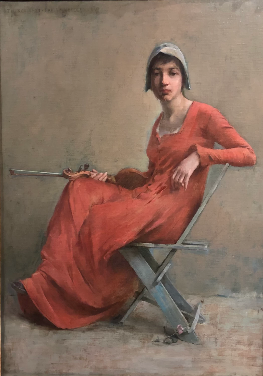 Reverie (Giovane donna con violino e rosa) - Cheekwood Botanical Garden and Museum of Art